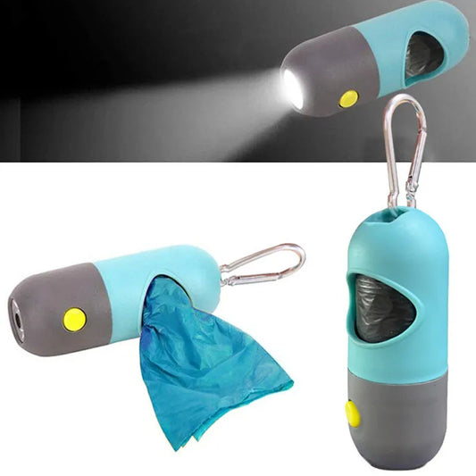 Degradable Pet Poop Bag Dispenser With LED
