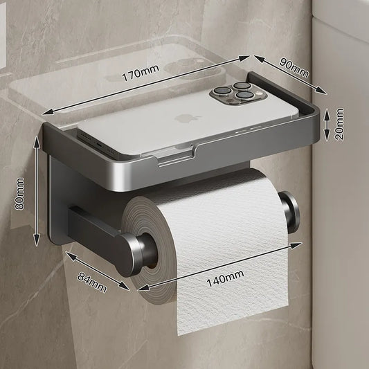 Aluminum Alloy Toilet Paper Holder