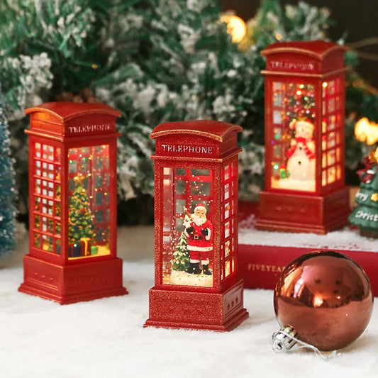Christmas Phone Booth Decorations