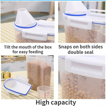 Plastic Storage Tank with Measuring Cup